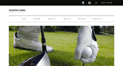 Desktop Screenshot of downingfarmsgolf.com